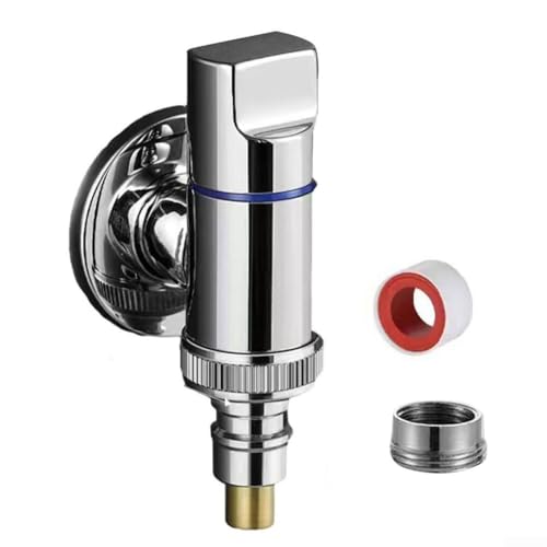 1 X Dekorative Abdeckung Waschmaschine Küchenspülen Schnelle Öffnung (Silver G1/2 And G3/4) von FABULETTA