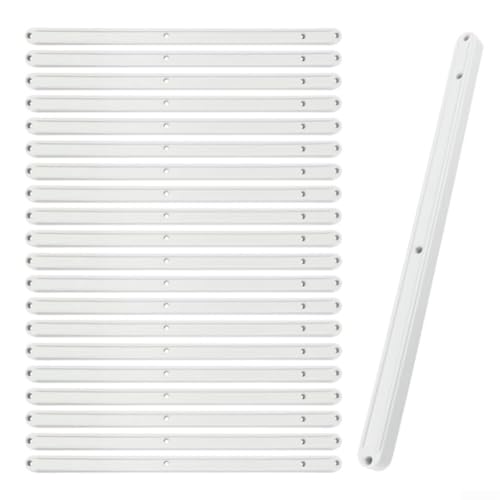 10 Paar Nachttisch Rollen Schreibtische Schiebebahn Nachttisch (white) von FABULETTA