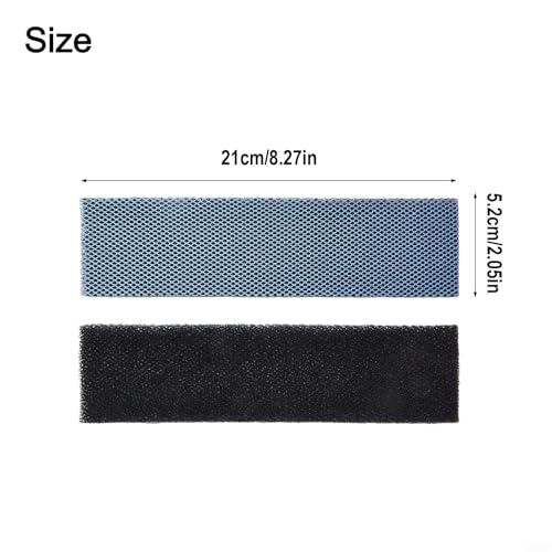 21 * 52mm Luftfilter für Klimaanlagen 2 Stück Klimaanlage Filtermatten Filtereinsätze für verbesserte Kühlleistung Verlängerte Lebensdauer Einfache Installation(B) von FABULETTA