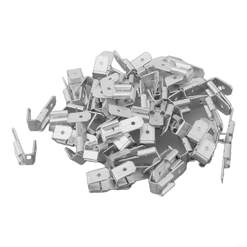 25 50 100pcs X Doppelpackgyback Spatenanschlüsse Doppelte Hackgyback -Spatenverbinder Industrielle Elektrische Kontrolle (50PCS) von FABULETTA