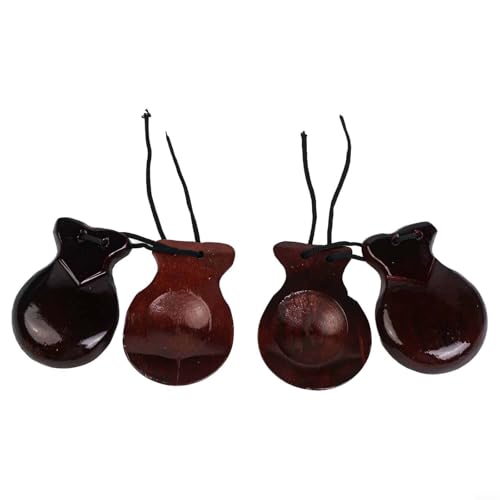 Anfänger Für Erwachsene Hochwertiges Spanisches Handperkussionssatz Perfektes Geschenk (Brown) von FABULETTA