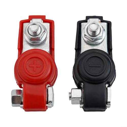 Autobatterieklemmenstecker Autobatterieklemmenstecker Rot Positiv (Iron galvanized) von FABULETTA