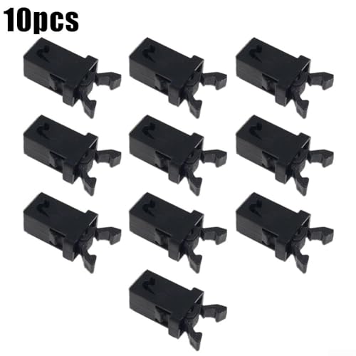 Clip Reparieren Self -Verriegelungsschalter Aus Kunststoffschloss (Black-20pcs) von FABULETTA