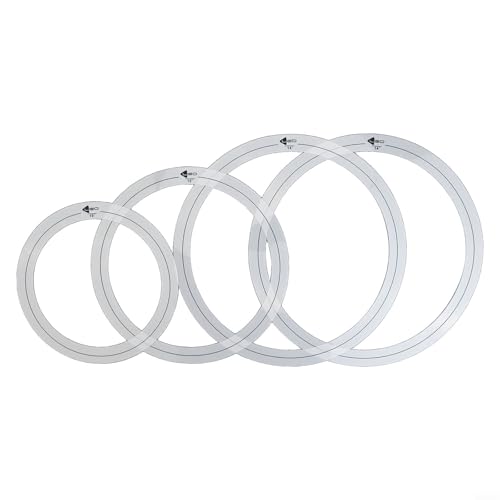 Drum Set Muffler Rings 4 Pack for Sound Dampening 10/12/14/16 Inch Drums (C) von FABULETTA