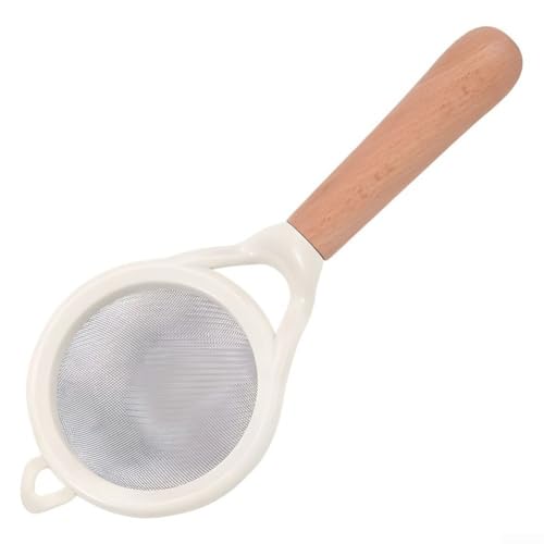 Edelstahlmehl Sieb Feiner Netzmehlsifter Backen Und Kochen Edelstahl + Holz von FABULETTA