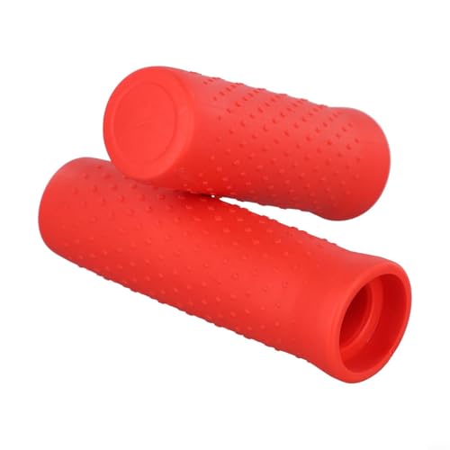 Ein Paar Griffgriff Komfortabler Griff Für Roller Rutschfestes Design (Red) von FABULETTA