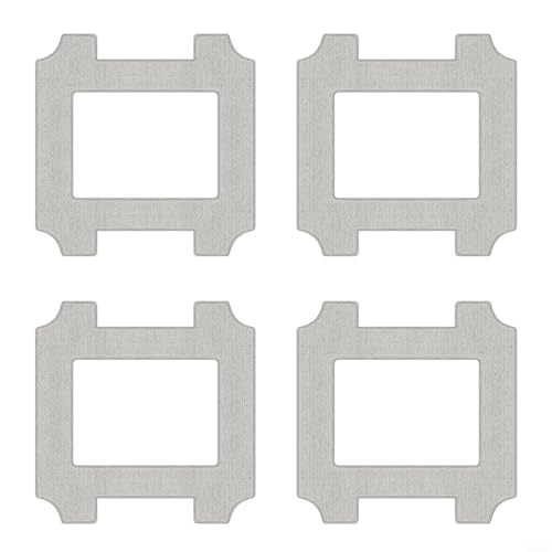 Ersatz-Mopp-Tuch-Set aus Mikrofaser für C1/C1 Station Fensterreinigungsmaschine, waschbar und wiederverwendbar zur effektiven Entfernung von Saft-, Öl- und Schmutzflecken, langlebig(4PACK) von FABULETTA