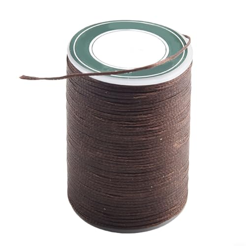 Gewachster Faden Polyesterkordel Gewachsten Faden Multi Farben (Dark brown) von FABULETTA