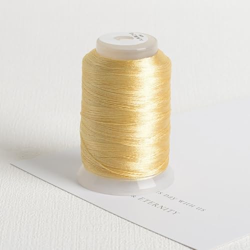 Handgefertigte Projekte Jade -Thread 350 M/Rollen 70 Mmx45 Mm (Beige 21) von FABULETTA