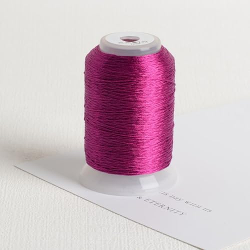 Handgefertigte Projekte Jade -Thread 350 M/Rollen 70 Mmx45 Mm (Deep rose red 34) von FABULETTA