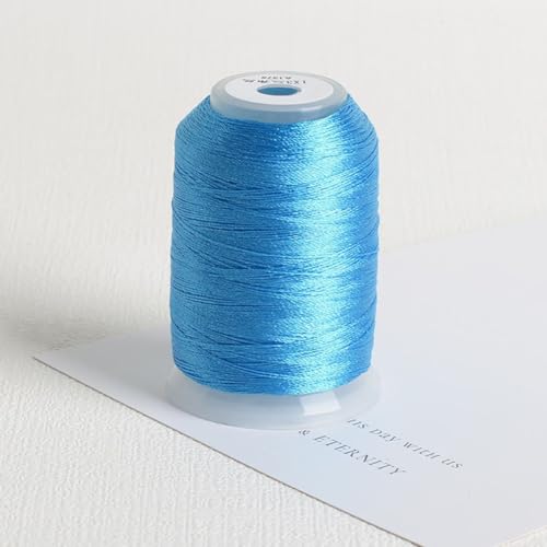 Handgefertigte Projekte Jade -Thread 350 M/Rollen 70 Mmx45 Mm (Lake blue 19) von FABULETTA