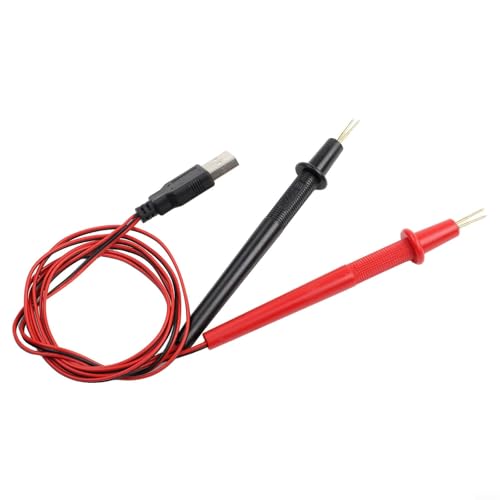Kelvin-Clip mit USB-Stromversorgung für schnelle und genaue Innenwiderstandsprüfungen, Vierdrahtiger Akku-Innenwiderstands-Tester Prüfspitze Kelvin-Klemme für Elektronik-Ingenieure(B) von FABULETTA