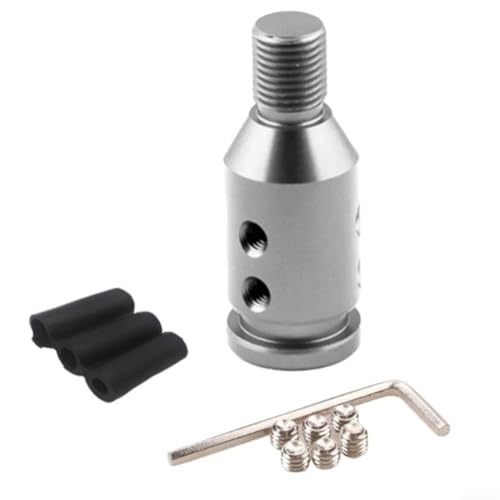 Schaltknauf Nicht Geführter Schaltgriff Auto-Schaltknopf-Ersatzteil (Silver) von FABULETTA