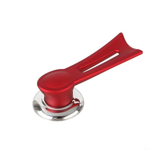 Stainless Steel Base Vertical Kitchen Lid Handle Ergonomic Bakelite for Convenient Cooking Use (S Red) von FABULETTA