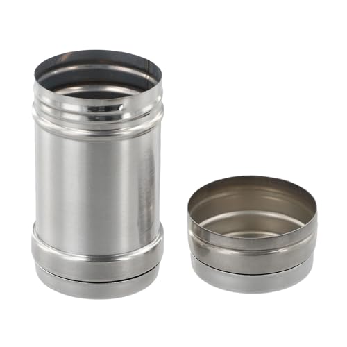 Stainless Steel Shaker Bottle Household Kitchen Spice Salt Jars Pepper Salt (S) von FABULETTA
