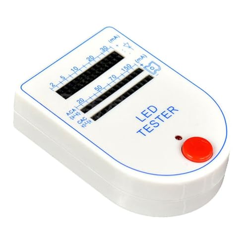 Testbox Tragbarer LED-Tester Hand-LED-Birnen-Batterietester WEISS von FABULETTA