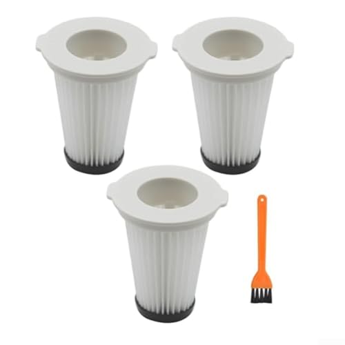 Waschbare Ersatzfilter für Einhell TE-SV 18 Li Staubsauger, 3 Stück Staubfilter mit Reinigungsbürste, Hochleistungs-Feinstaubfilter zur Verbesserung der Saugkraft von FABULETTA