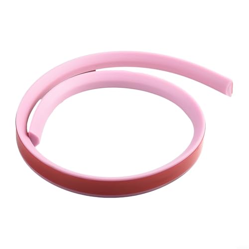 Water Barrier Shower Barrier Bar Bathroom Attachment Bendable Equipment (pink 100cm) von FABULETTA
