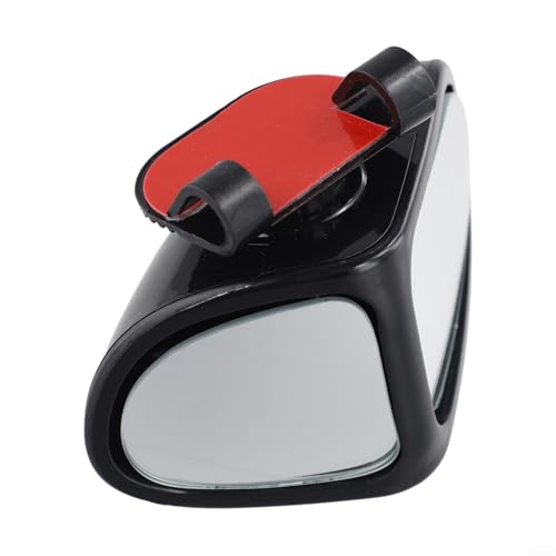 Wide Angle Car Blind Spot Mirror, 360 Degree Adjustable, HD Glass Lens (Black Right) von FABULETTA
