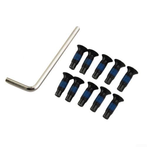 10-teiliges Schrauben-Set für Elektro-Scooter mit Schraubenschlüssel für Max G30 ES Edelstahl Material (10 Stück) von FACAIIO