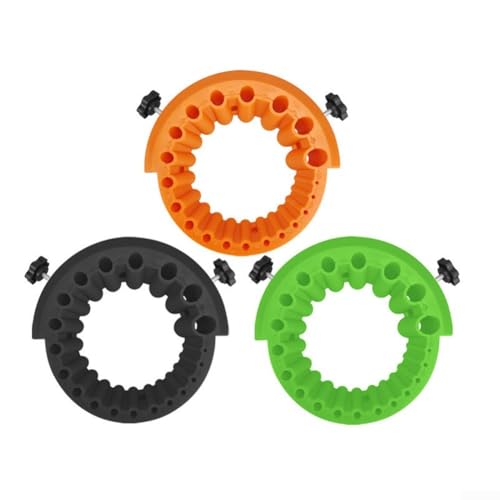 213 mm Bohrerschärfer, Werkzeug für Winkelschleifer, perfekt für Heimwerker und Heimgebrauch (orange) von FACAIIO