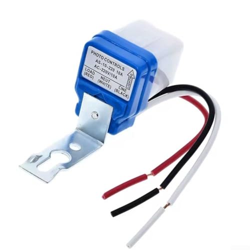 220 V 10 A automatischer Lichtsteuerungsschalter mit eingebautem Sensor für Straßenlicht und Außenbeleuchtung, automatisches Ein- und Ausschalten 220 V 10 A automatischer Lichtsteuerungsschalter mit eingebautem Sensor für Straßenlicht und Außenbeleuchtung, automatisches Ein- und Ausschalten von FACAIIO