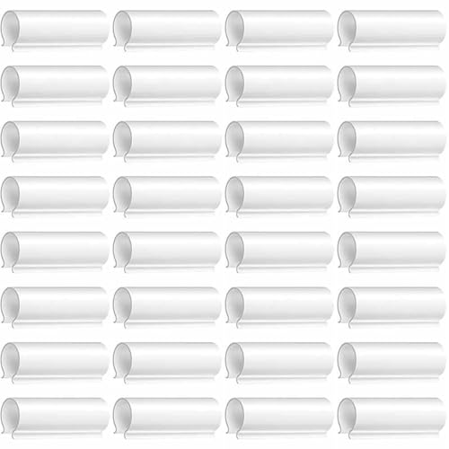 32 Stück Gewächshaus-Befestigungselemente Vogelschutz-Clips Gartenclips für PVC-Rohre 32-teiliges Set Pool Clip Multifunktionsclips von FACAIIO