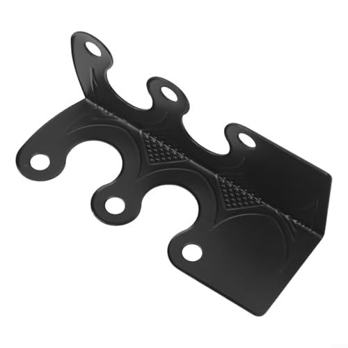 6 Stück Metall-Eckenschutz im Vintage-Stil für Bodenleisten-Schutz in Wohnzimmern, Büros und anderen Innenräumen (schwarz, 12 Stück) von FACAIIO