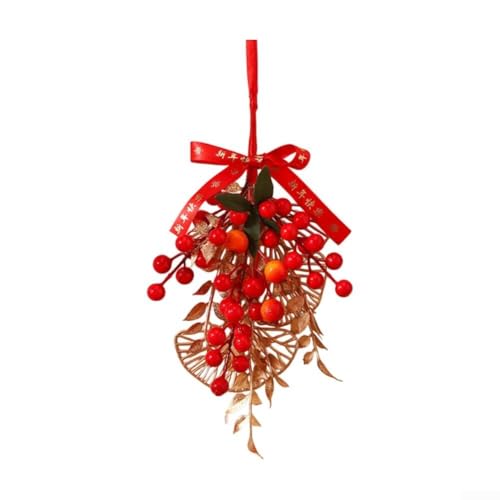 Chinesisches Frühlingsfest Wandbehang Ornament ikonisches Feuerwerkskörper und Laterne Design (A) von FACAIIO