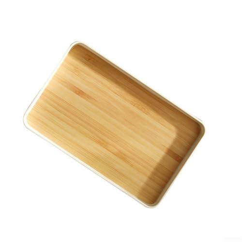 Diverse Uses Rectangular Plastic Serving Tray Perfect for Hosting or Everyday Meals at Home (M) von FACAIIO