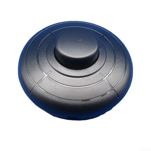 Druckschalter für Lampen 250V 2A mit Kunststoffaufbau und sicherer Kabelklemmverbindung (schwarz) von FACAIIO