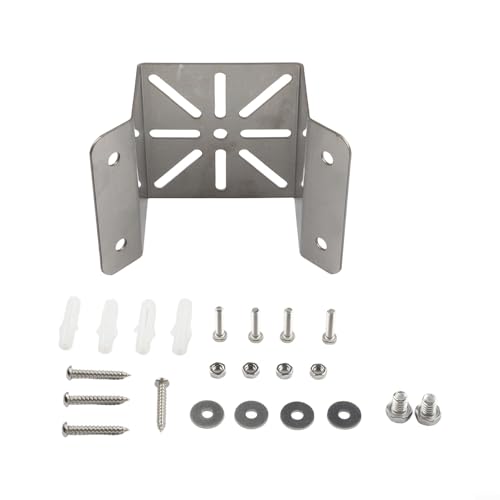 Edelstahl-Eckhalterung für Überwachungskamera, platzsparende Lösung für verbesserte Abdeckung (Silber) von FACAIIO