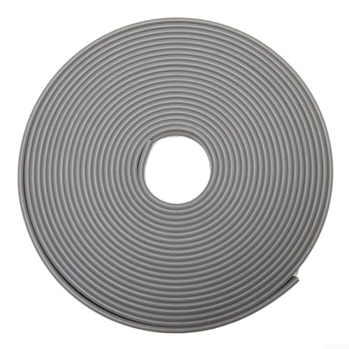 Edge Protection Solution 5M Self U Shaped Banding Strips Made of Elastic TPE Material for Long Lasting Use in Home Projects (Grey) von FACAIIO