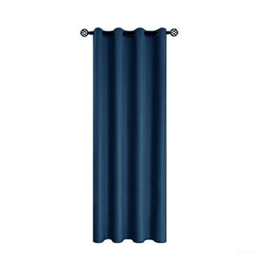 Eleganter Türvorhang mit Wärmedämmung für optimale Lichtkontrolle (Blau) von FACAIIO