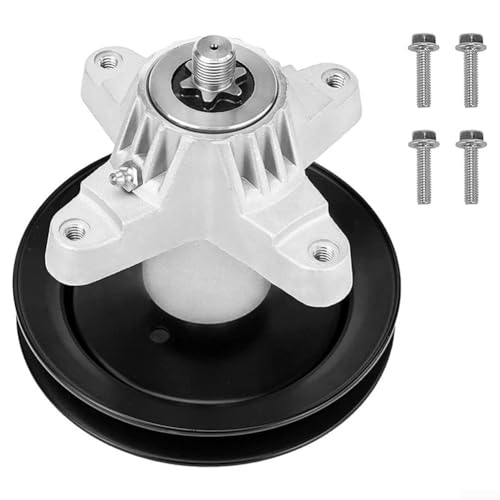 Ersatzspindel für Rasenmäher-Deck passend für Modelle 6180565 6180574 9180565 9180574 9180574C, entworfen für 600er-Serie 106,7 cm Deck-Rasenmäher, unterstützt reibungslosen Betrieb von FACAIIO