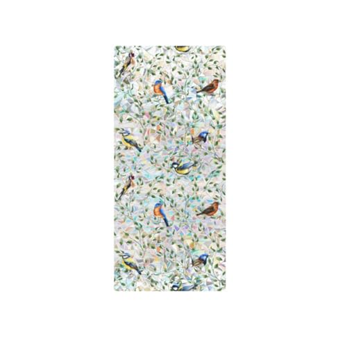 FACAIIO Bunter statischer Haftung, PVC-Fensteraufkleber, 43 x 100 cm, doppelseitig, Regenbogen-Vogel- und Baum-Design, abnehmbare dekorative Folie für Zuhause, Büro, UV-Schutz FACAIIO Bunter statischer Haftung, PVC-Fensteraufkleber, 43 x 100 cm, doppelseitig, Regenbogen-Vogel- und Baum-Design, abnehmbare dekorative Folie für Zuhause, Büro, UV-Schutz von FACAIIO