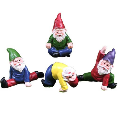 FACAIIO Harz Gartenzwerg Ornament Weihnachtsmann Figur für Indoor Outdoor Weihnachtsdekoration FACAIIO Harz Gartenzwerg Ornament Weihnachtsmann Figur für Indoor Outdoor Weihnachtsdekoration von FACAIIO