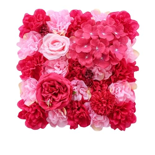 FACAIIO Künstliche Blumen-Wandpaneele, 27 x 27 cm, Seidenrosen und Pfingstrosen, Hintergrund für Hochzeit, Party, Heimdekoration, Fotografie FACAIIO Künstliche Blumen-Wandpaneele, 27 x 27 cm, Seidenrosen und Pfingstrosen, Hintergrund für Hochzeit, Party, Heimdekoration, Fotografie von FACAIIO