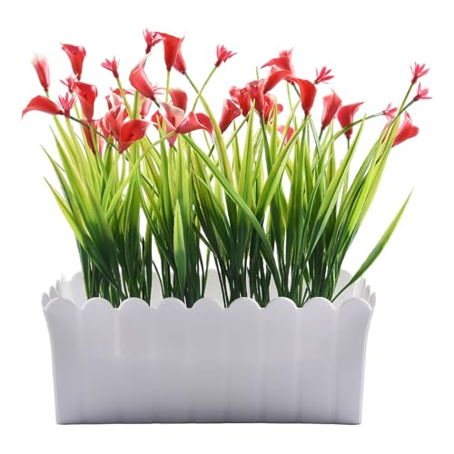 FACAIIO Künstliche Topflilien Pflanzen mit Töpfen Kunstblumen für Innen- und Außenbereich Garten Dekoration FACAIIO Künstliche Topflilien Pflanzen mit Töpfen Kunstblumen für Innen- und Außenbereich Garten Dekoration von FACAIIO