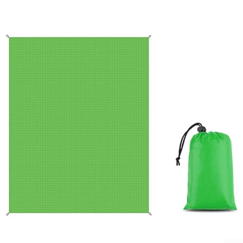 FACAIIO Picknickmatte für den Außenbereich, 150 x 200 cm, wasserdichte Stranddecke, sandabweisende Campingmatte (grün) von FACAIIO