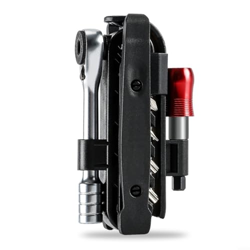 FACAIIO Ratschenschlüssel und Kombi-Fahrrad-Reparaturwerkzeug-Set für Mountainbikes und Roller, mit kompakter Aufbewahrungstasche für den Einsatz FACAIIO Ratschenschlüssel und Kombi-Fahrrad-Reparaturwerkzeug-Set für Mountainbikes und Roller, mit kompakter Aufbewahrungstasche für den Einsatz von FACAIIO