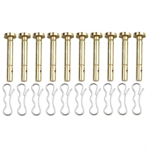 FACAIIO Schneefräsen-Scherenstifte 738-04155 mit Splinten, für Handwerker Outdoor-Ausrüstung, 10 Stück FACAIIO Schneefräsen-Scherenstifte 738-04155 mit Splinten, für Handwerker Outdoor-Ausrüstung, 10 Stück von FACAIIO