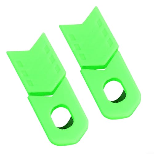 FACAIIO Silikon-Fahrrad-Kurbelschutz zum Schutz der Kurbelgarnitur vor Kratzern und Abnutzung (grün) von FACAIIO