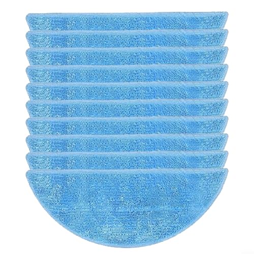 FACAIIO SilverCrest für SSR 3000A kompatible Wischmopp-Pads, Ersatz-Set, Bodenreinigungstuch für Roboter-Staubsauger (10 Stück) von FACAIIO