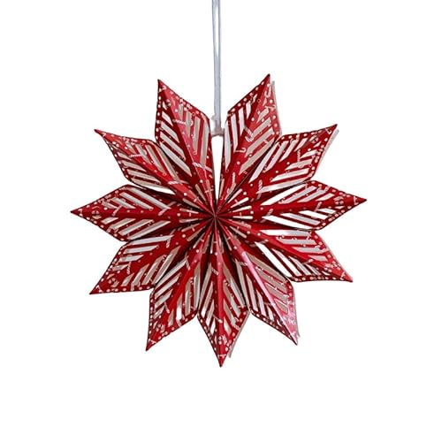 FACAIIO Weihnachts-Origami-Papierstern zum Aufhängen, 30 cm, 40 cm, festliche Dekoration für Baum, Zuhause, Party FACAIIO Weihnachts-Origami-Papierstern zum Aufhängen, 30 cm, 40 cm, festliche Dekoration für Baum, Zuhause, Party von FACAIIO