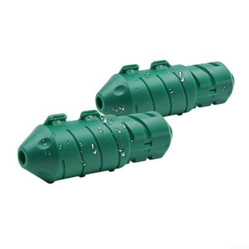 Kabelschutz für den Außenbereich mit Schutzart IP55, 2 Stück (grün) von FACAIIO