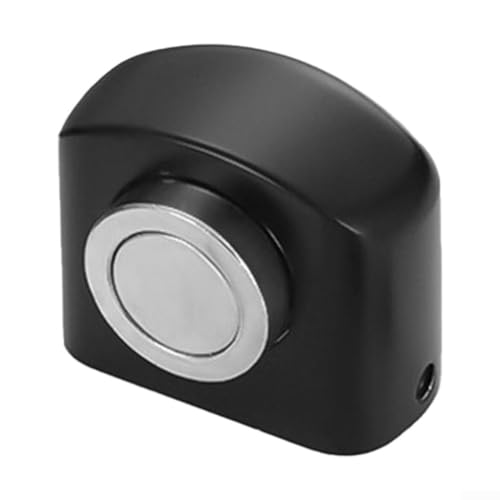 Magnetischer Türstopper aus Zinklegierung, eine praktische Wahl, um offene Türen sicher zu halten (schwarz) von FACAIIO