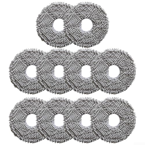 Mikrofaser-Wischmopp-Pads für Conga 13090 Spin Revol Staubsauger, erhältlich in 4 oder 10 Stück für den Heimgebrauch (10 Stück) von FACAIIO