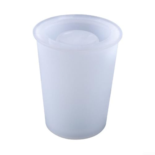Multisection Striped Flower Pot Silicone Pen Holder for DIY Crafts and Storage (Long Circle) von FACAIIO