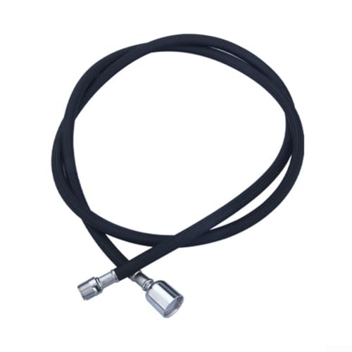 Nylon-Filament-Außenrohr-Ersatzschlauch für Ihre Küchenarmatur mit optimaler Flexibilität (Gewinde-Schwarz) von FACAIIO